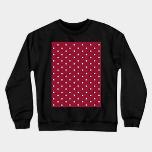 Maroon VSCO Retro Aesthetic Stars pattern Crewneck Sweatshirt